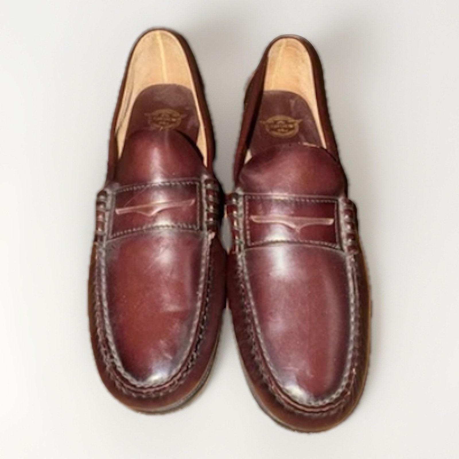 Florsheim Leather Florsheim Penny Loafers 10 C US Brown Leather Shoes Size US 10 / EU 43 - 1 Thumbnail