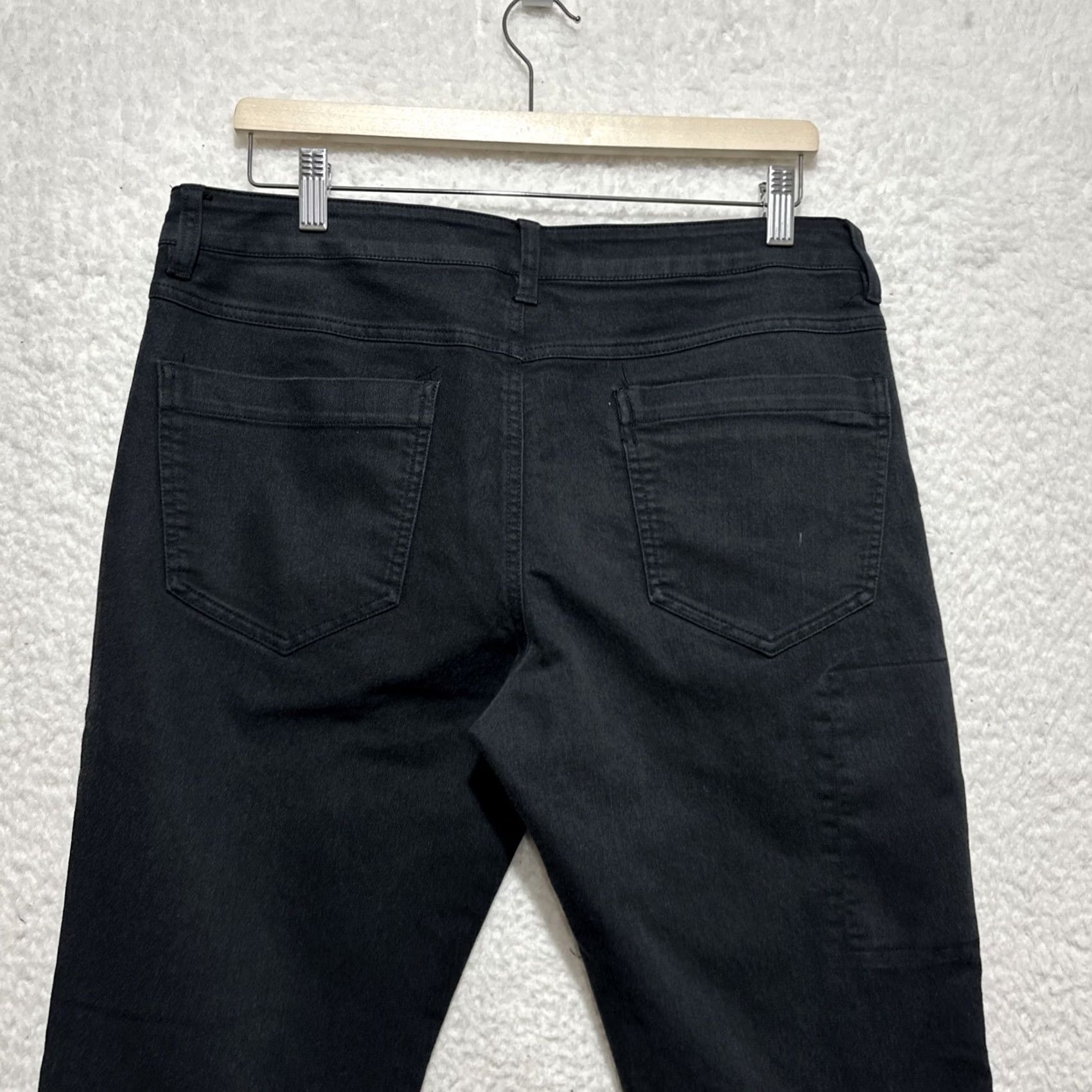 Vintage BYLT Jeans Mens 33 Black Tapered Stretch Denim Everyday Pant Shirt? Size US 33 - 6 Thumbnail