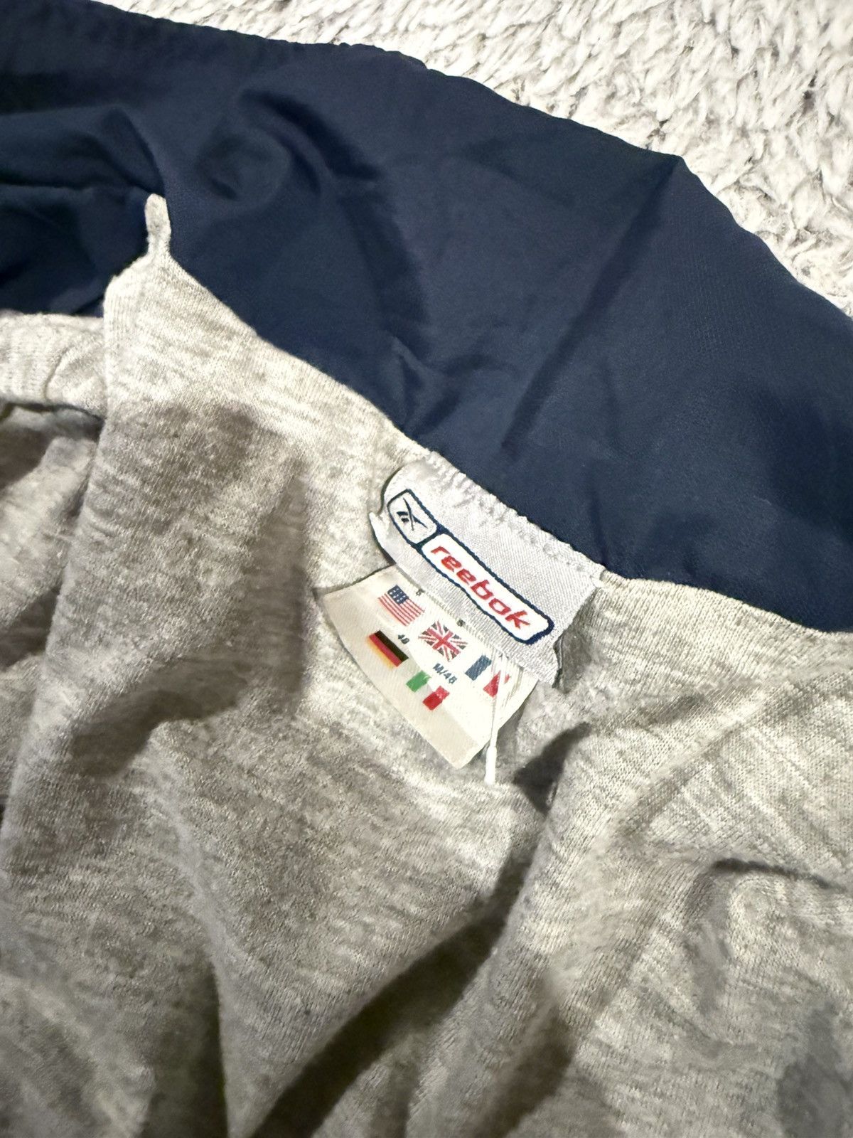 Reebok Navy and white Reebok jacket Size US M / EU 48-50 / 2 - 3 Thumbnail