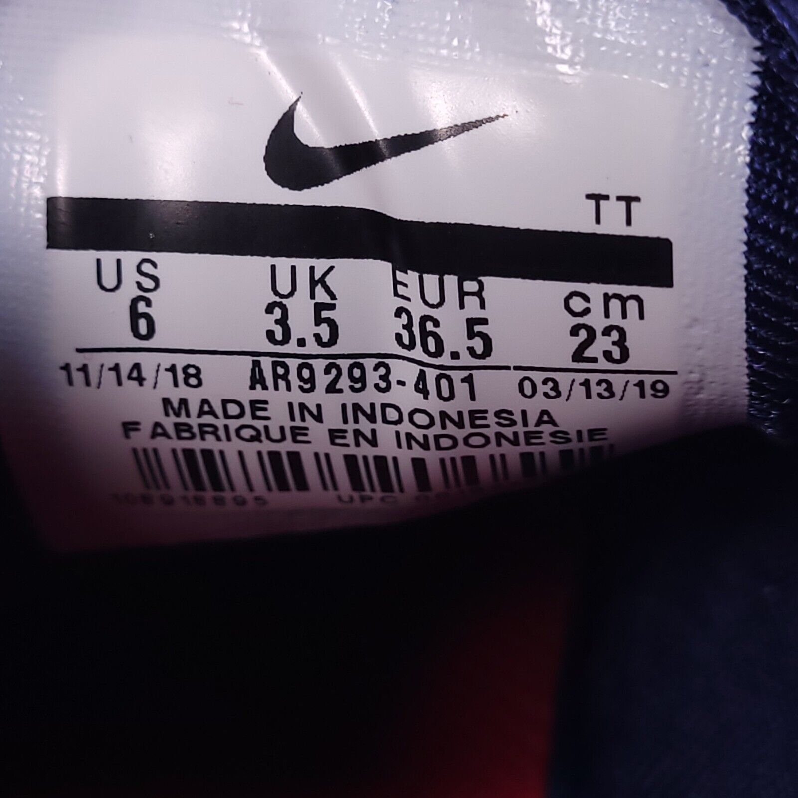 Nike Nike Air Max 720 React Shoe Women Size 6 AR9293-401 Blue Red Size US 6 / IT 36 - 8 Thumbnail