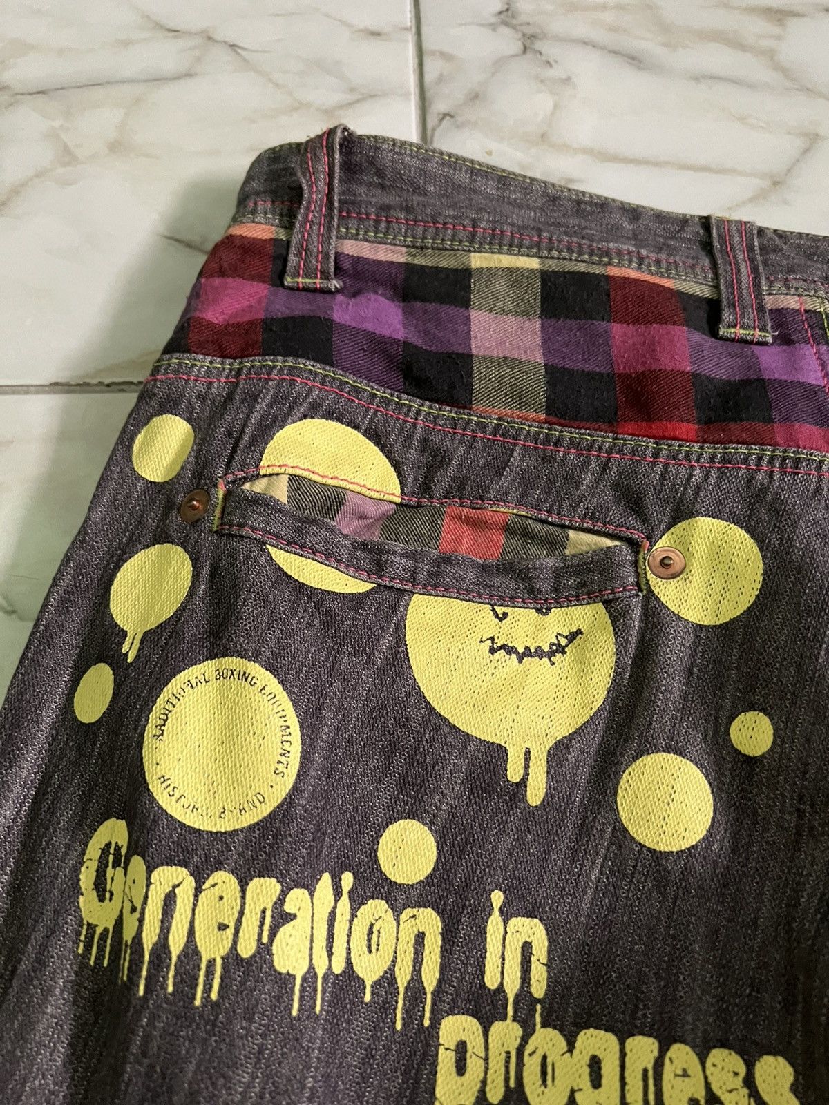 Hysteric Glamour × If Six Was Nine × Japanese Brand 💥Baggy💥Vintage 90’s Style Dominate Handcrafted Jean Size US 33 - 11 Thumbnail