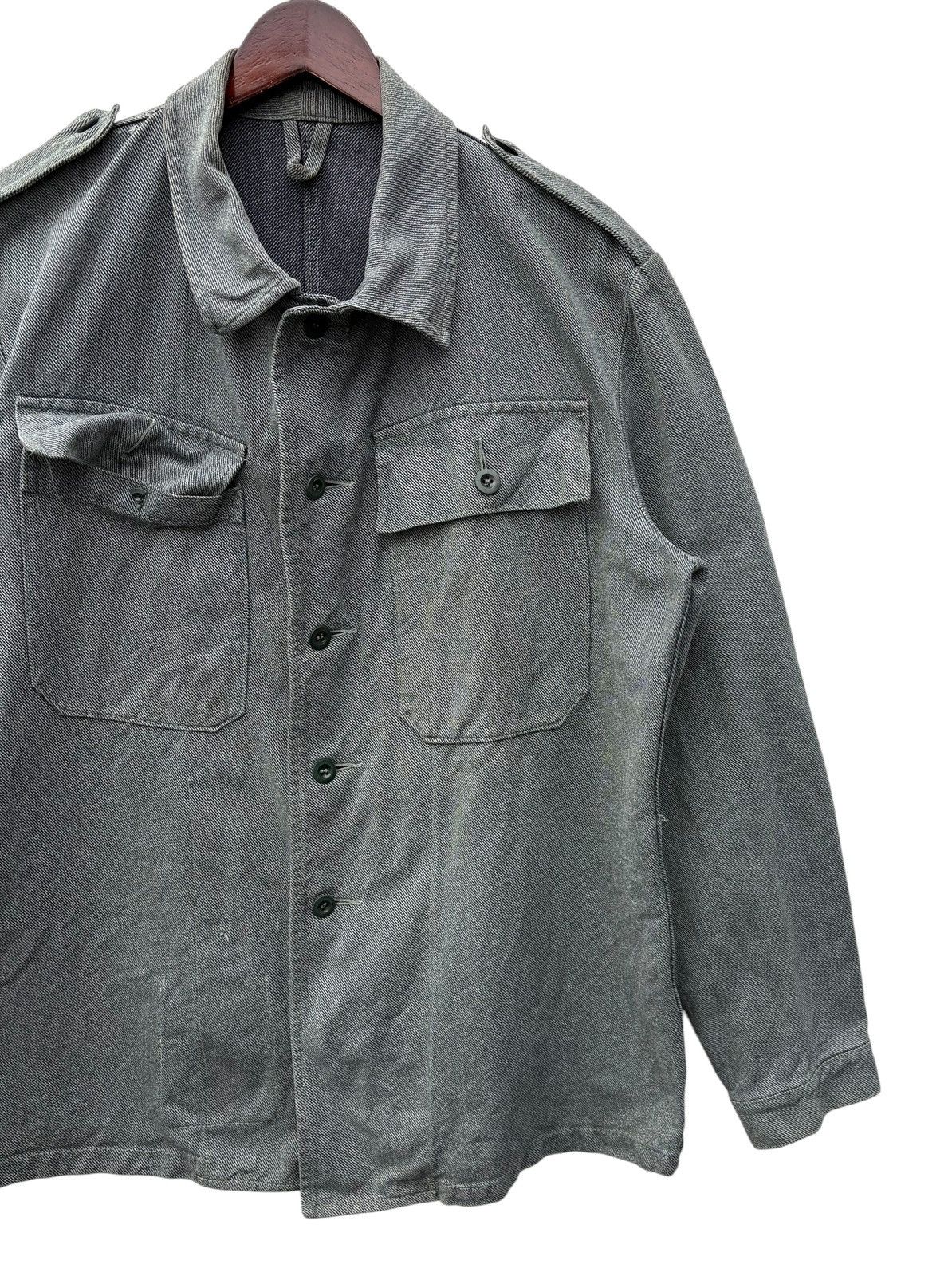 Vintage Vintage 70s Swiss Army Selvedge Military Work Jacket Size US M / EU 48-50 / 2 - 8 Thumbnail