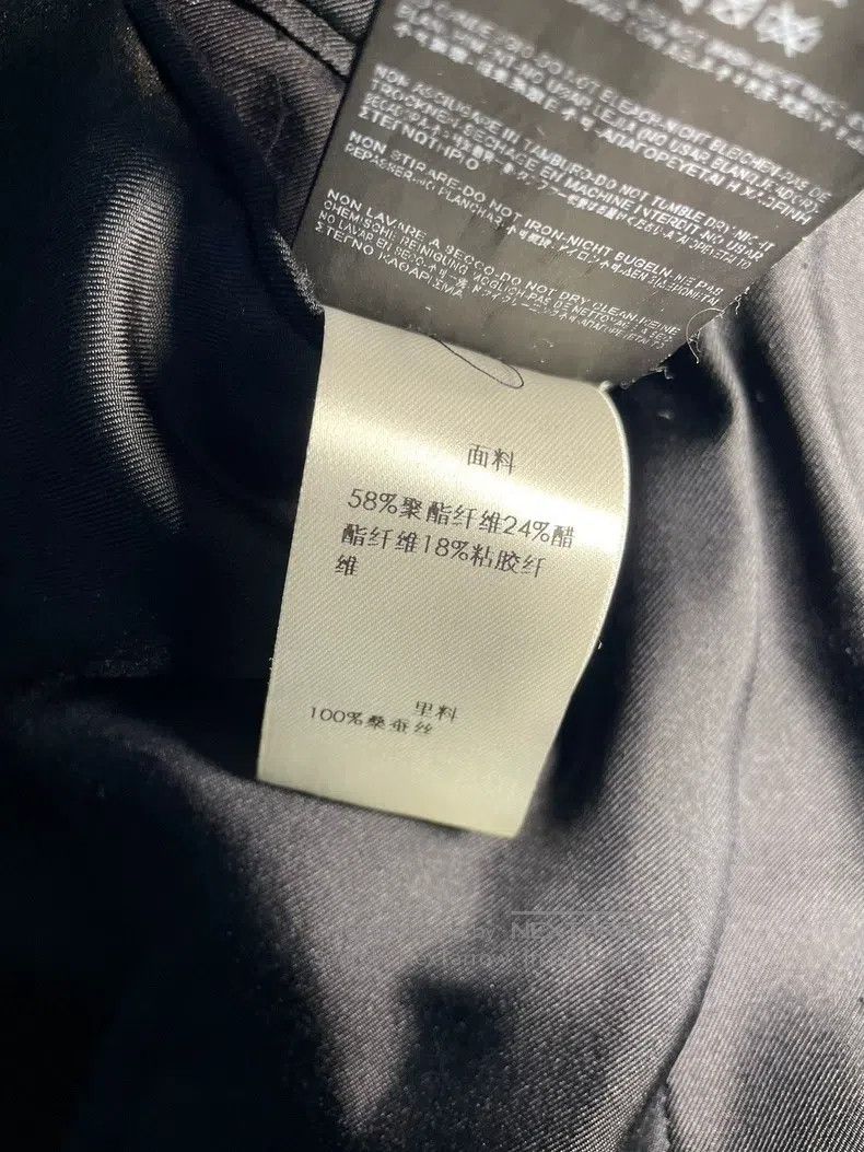 Saint Laurent Paris Saint Laurent Paris Black Scale Pattern Suit Size XS / US 0-2 / IT 36-38 - 6 Thumbnail