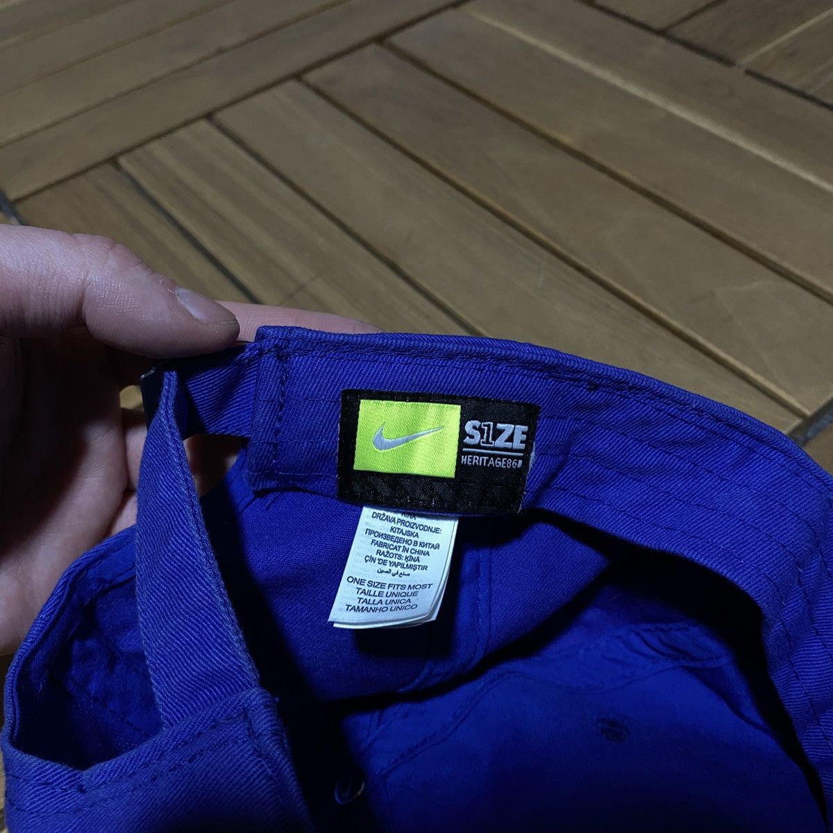 Nike VINTAGE NIKE CAP Y2k Size ONE SIZE - 3 Thumbnail
