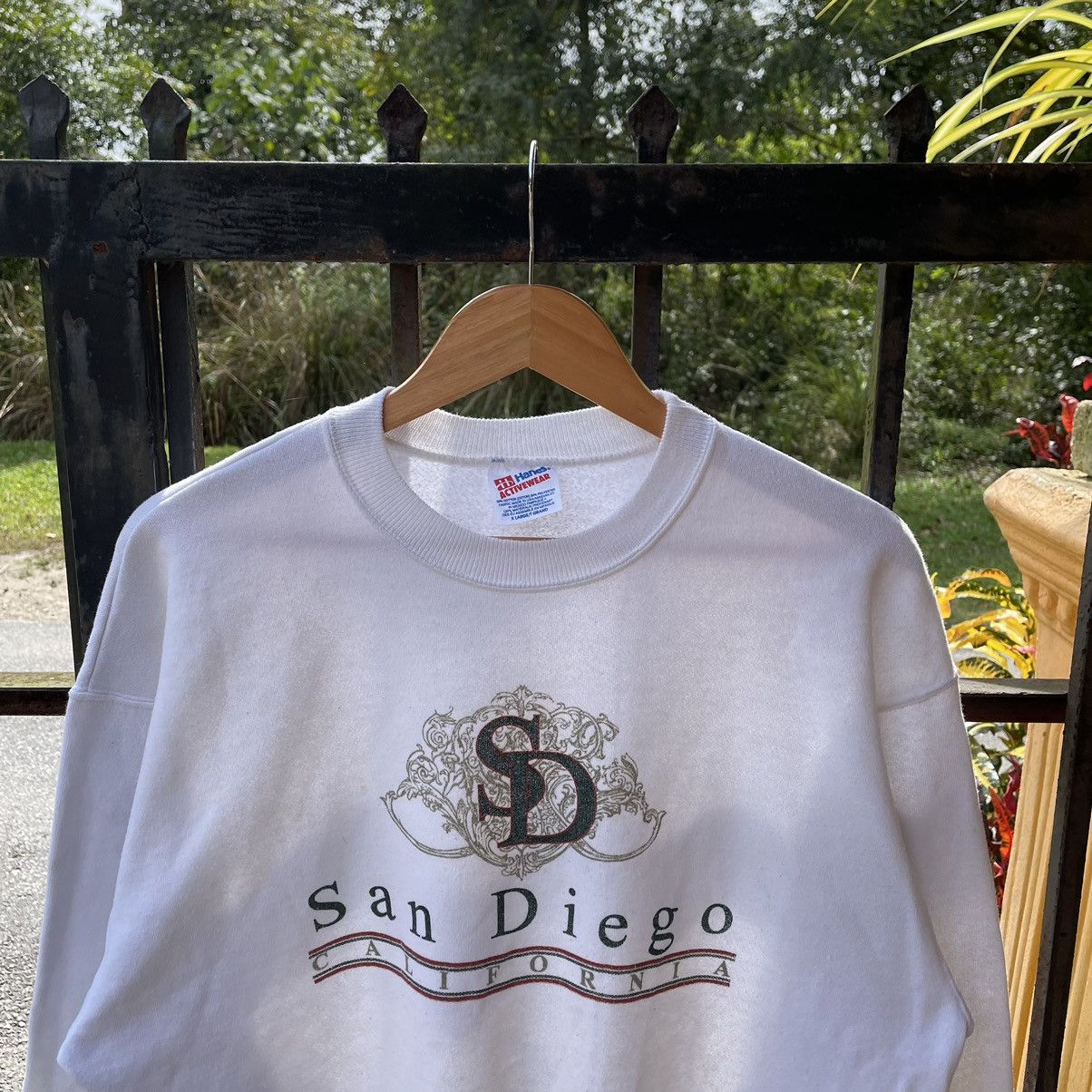 Hanes × Vintage 🔥Vintage San Diego California Big Logo Sweatshirts Size US M / EU 48-50 / 2 - 3 Thumbnail