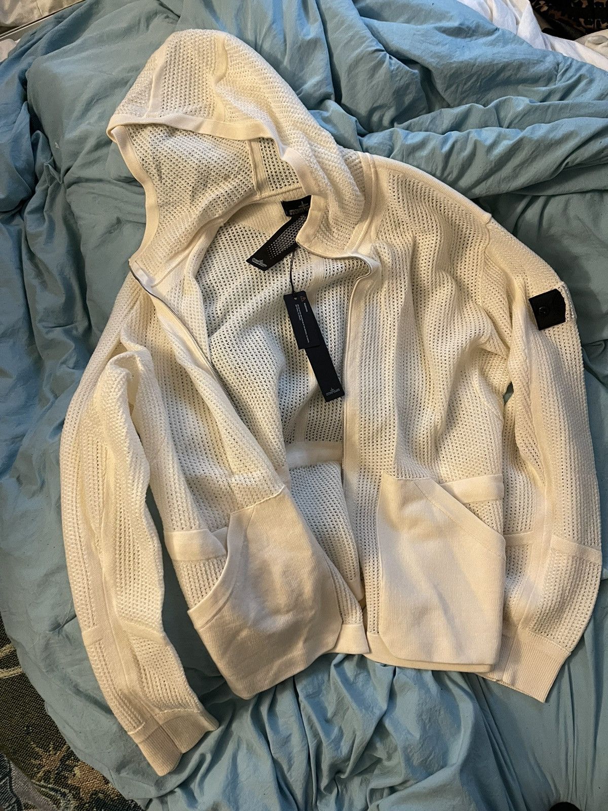 Stone Island Stone island shadow project knit mesh hooded jacket size L Size US L / EU 52-54 / 3 - 2 Thumbnail