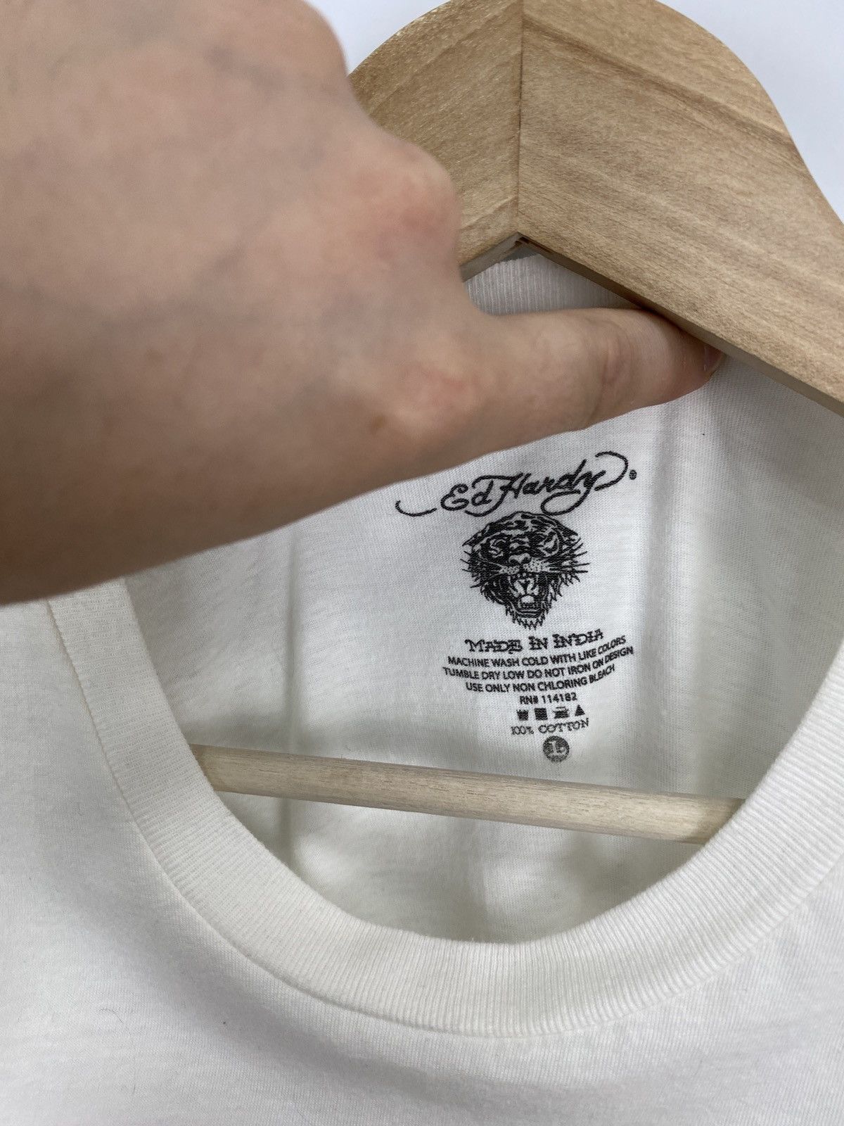 Ed Hardy 🇺🇸 ED Hardy Christian Audigier USA Style T-Shirt Rare Retro Size US L / EU 52-54 / 3 - 5 Thumbnail