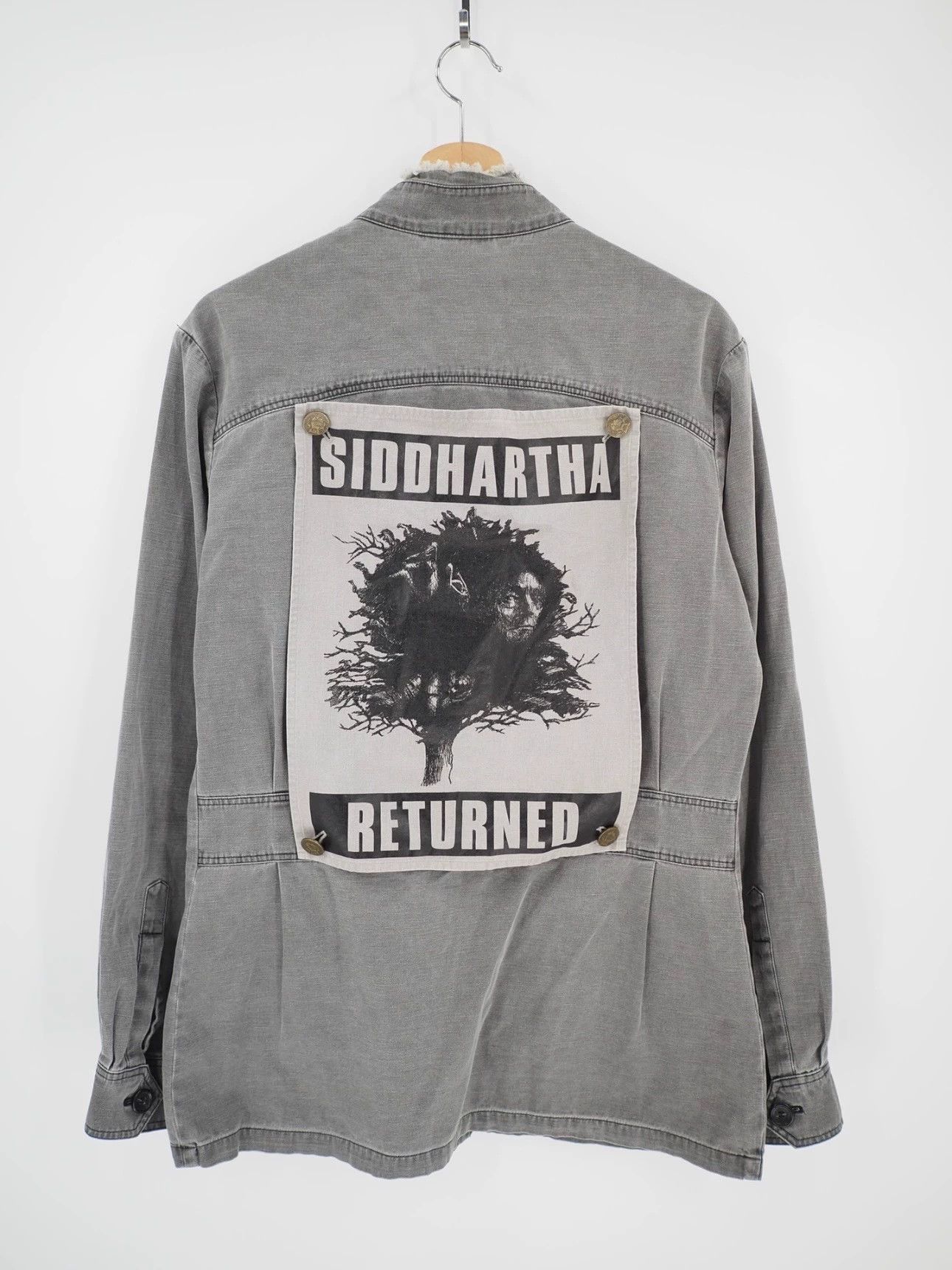 Raf Simons Raf Simons Face jacket behind the gray religious period-250 Size US M / EU 48-50 / 2 - 5 Thumbnail