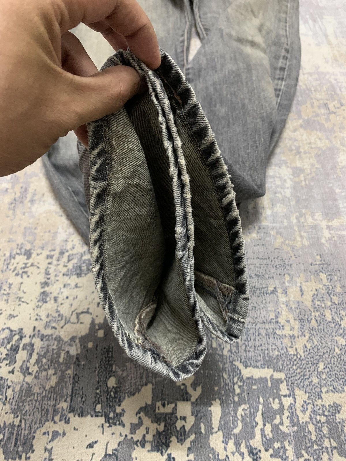 Levi's Vintage Levis 501 Mud Washed Repaired Denim W31 Size US 31 - 6 Thumbnail