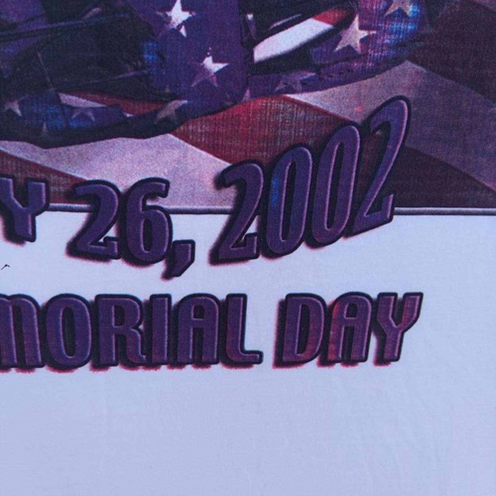 Delta Indianapolis 500 Memorial Day 2002 T Shirt White Mens Large Size US L / EU 52-54 / 3 - 3 Thumbnail