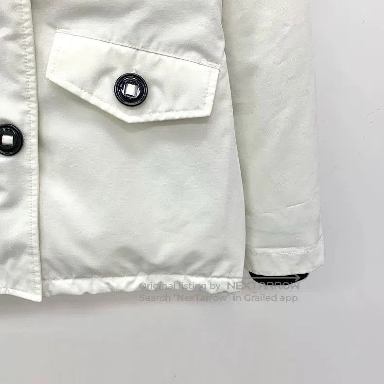 Canada Goose Canada Goose White Fur Hooded Down Jacket. Size US S / EU 44-46 / 1 - 4 Thumbnail