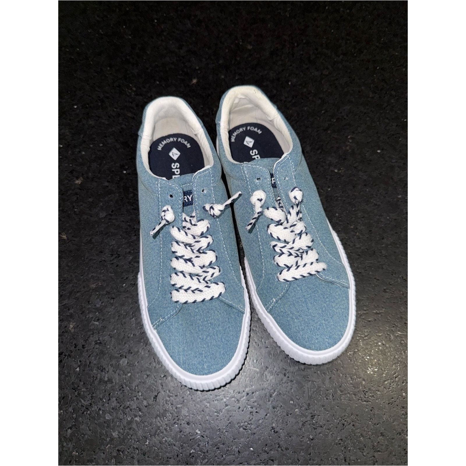 Sperry Sperry Bermuda Comfort Boat Sneaker Light Denim Blue Wash 8 Size US 8 / IT 38 - 2 Thumbnail