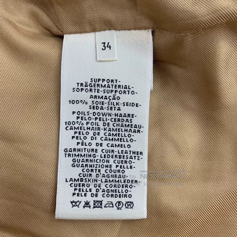 Hermes Hermes Brown Teddy alpaca fur collar long sleeve coat Size XXS / US 00 / IT 34 - 8 Thumbnail
