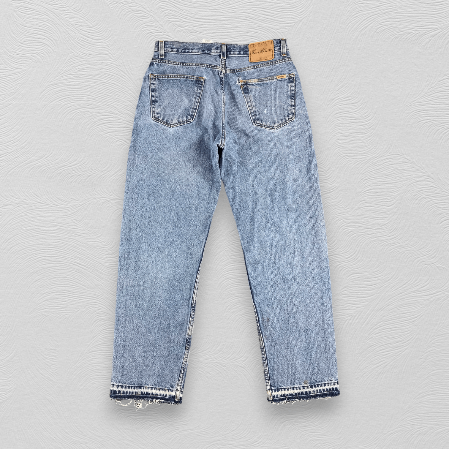 Levi's Vintage Levis Jeans Faded Blue Distressed Denim KJ428 Size US 33 - 2 Thumbnail