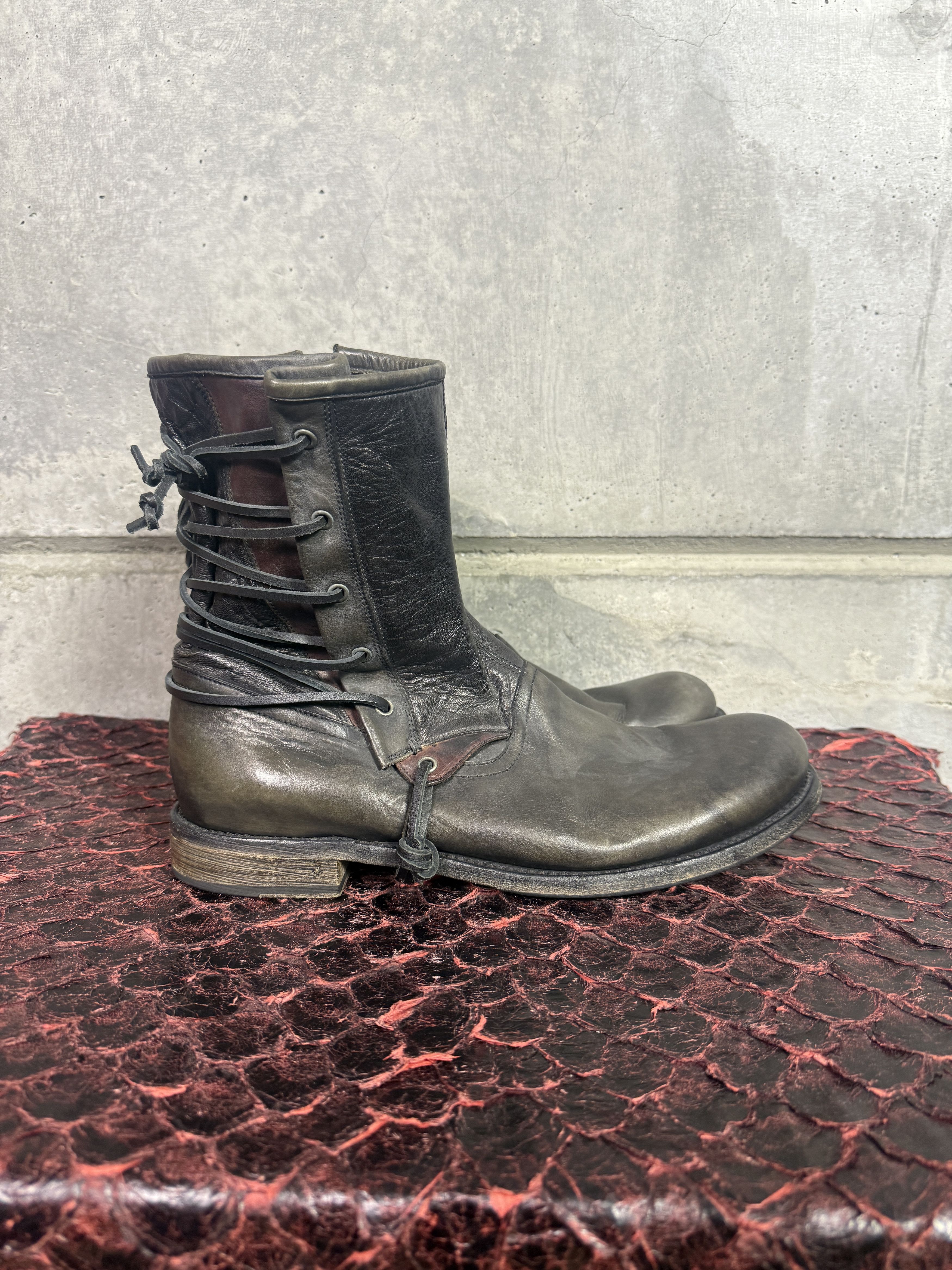 John Varvatos John Varvatos Laced Engineer Boots Size US 13 / EU 46 - 4 Thumbnail
