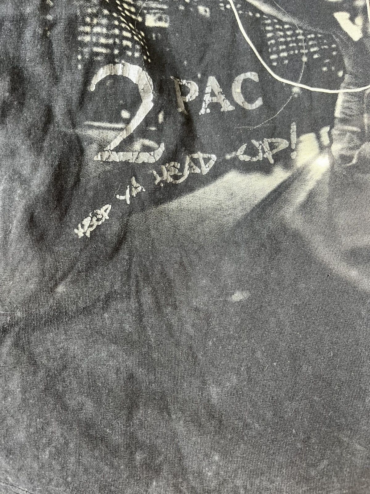 Rap Tees Vtg 2Pac T-Shirt SizexxxlTall Black Y2K Tupac Shakur Hip Hop Size US XXL / EU 58 / 5 - 11 Thumbnail