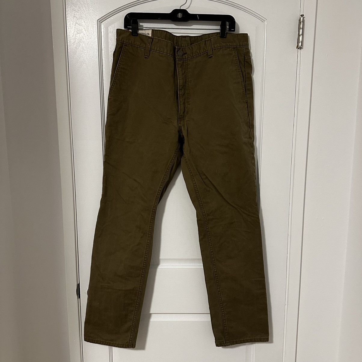 Levi's Levi's 511 Slim Fit Hybrid Chino Trouser Pants, Khaki, 36x32 Size US 36 / EU 52 - 1 Thumbnail