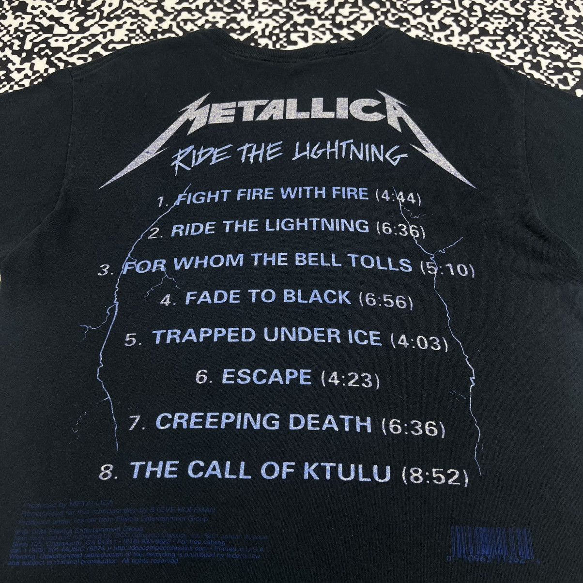 Metallica Vintage Y2K Metallica Ride The Lighting Band Rock Tour Size US M / EU 48-50 / 2 - 15 Thumbnail