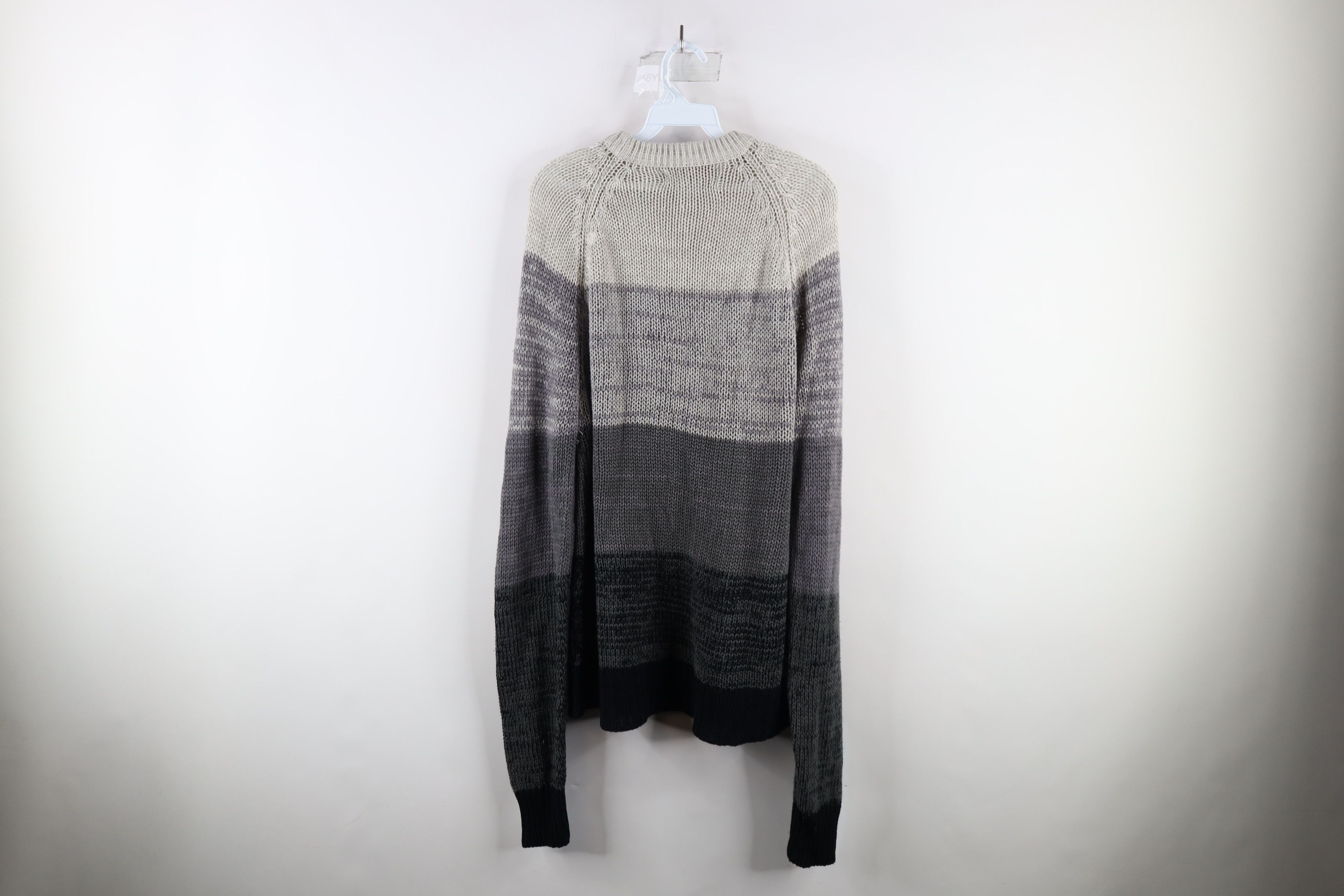 Vintage Vintage 70s Streetwear Ribbed Cable Knit Crewneck Sweater Size US XL / EU 56 / 4 - 7 Thumbnail