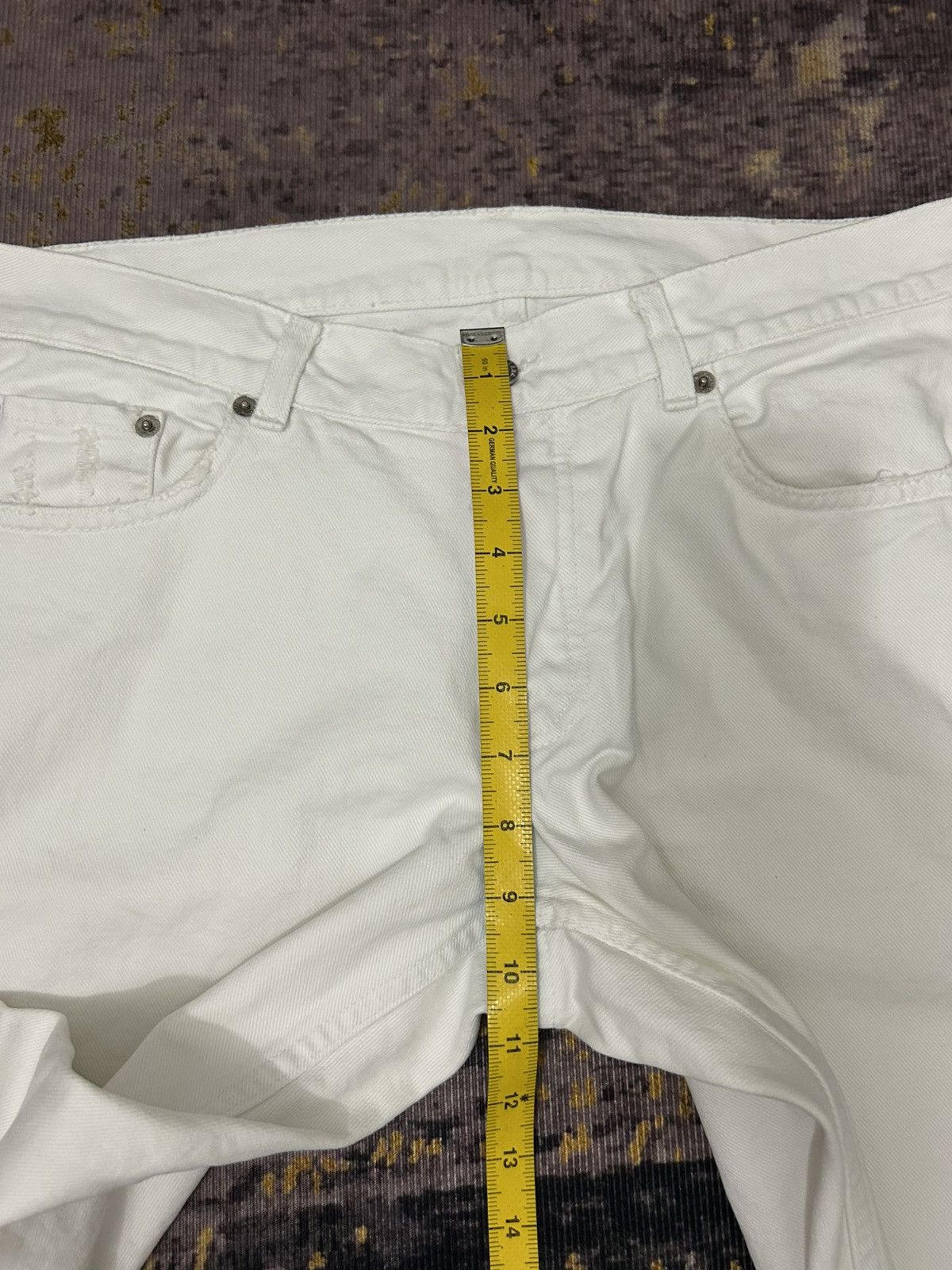 Helmut Lang Helmut Lang White Vintage Broken Denim Size US 32 / EU 48 - 20 Thumbnail