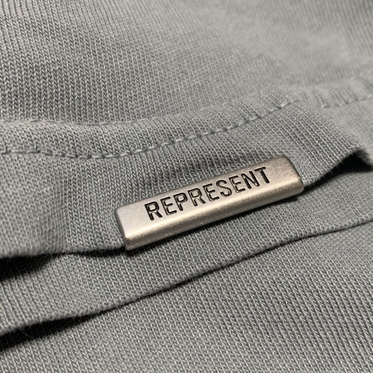 Represent Clo. Represent Medium Patron Of The Club Washed Grey Tee Blue Size US M / EU 48-50 / 2 - 6 Thumbnail