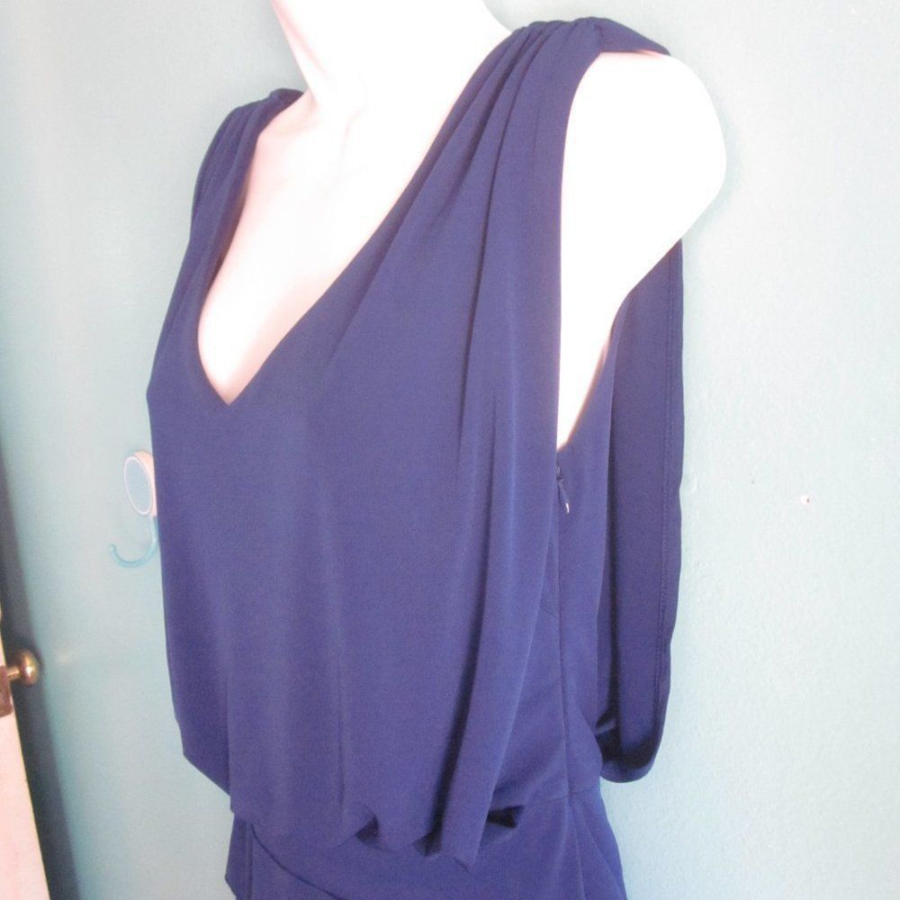 Laundry by Shelli Segal Laundry Shelli Segal Size 4 Blue Tank Dress Size S / US 4 / IT 40 - 4 Thumbnail