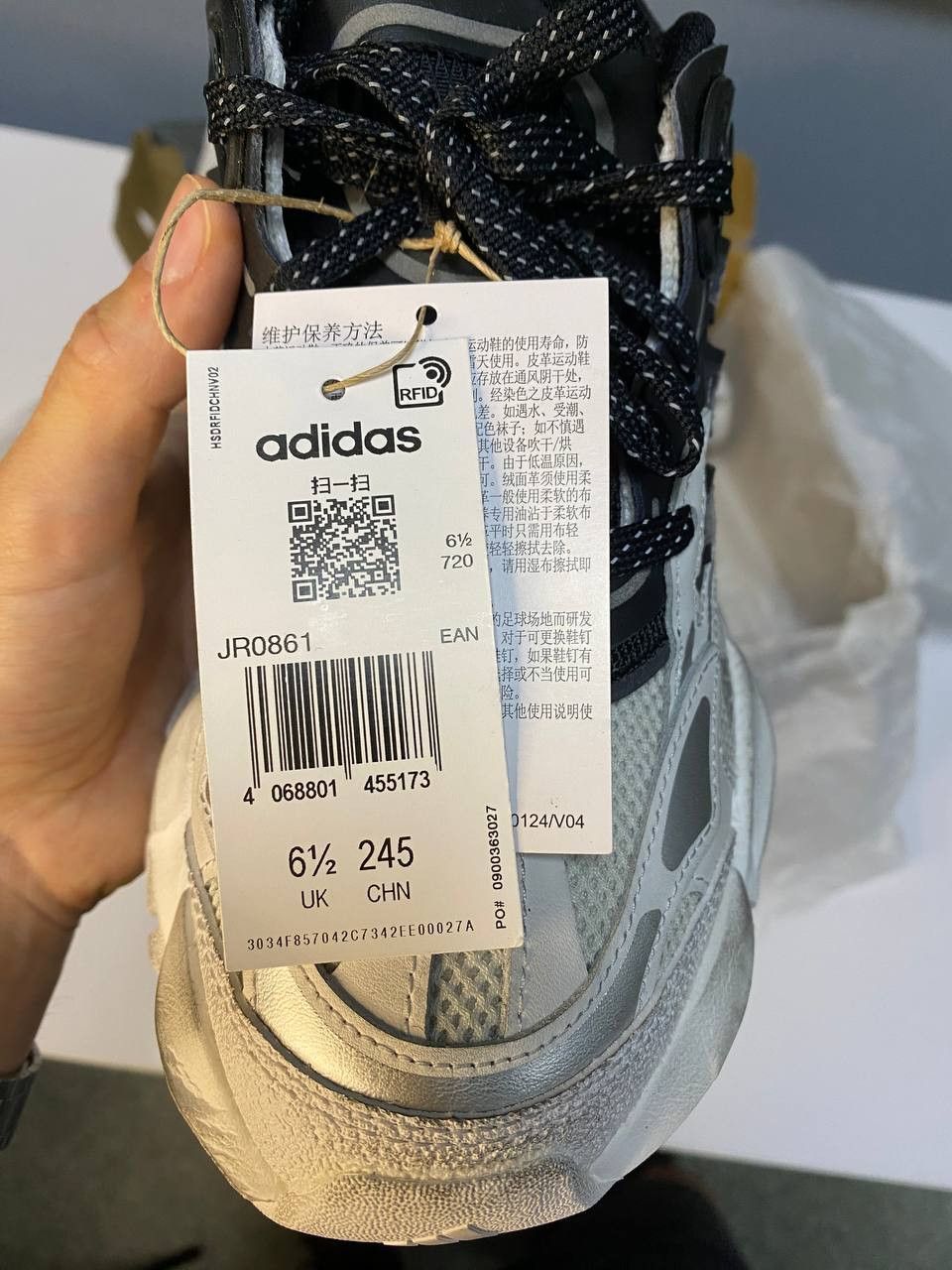 Adidas Adidas Xlg Runner Deluxe Black/Grey Split/Silver Gray Size US 8 / IT 38 - 7 Thumbnail