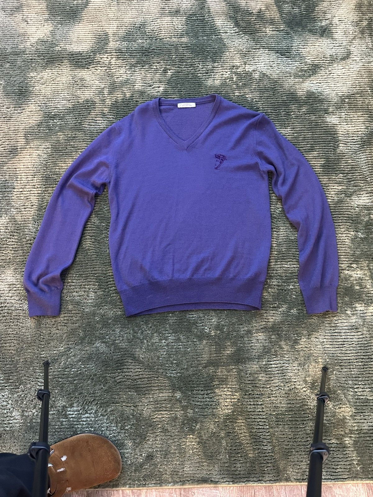 Versace Versace Cashmere Sweater Size US S / EU 44-46 / 1 - 1 Thumbnail