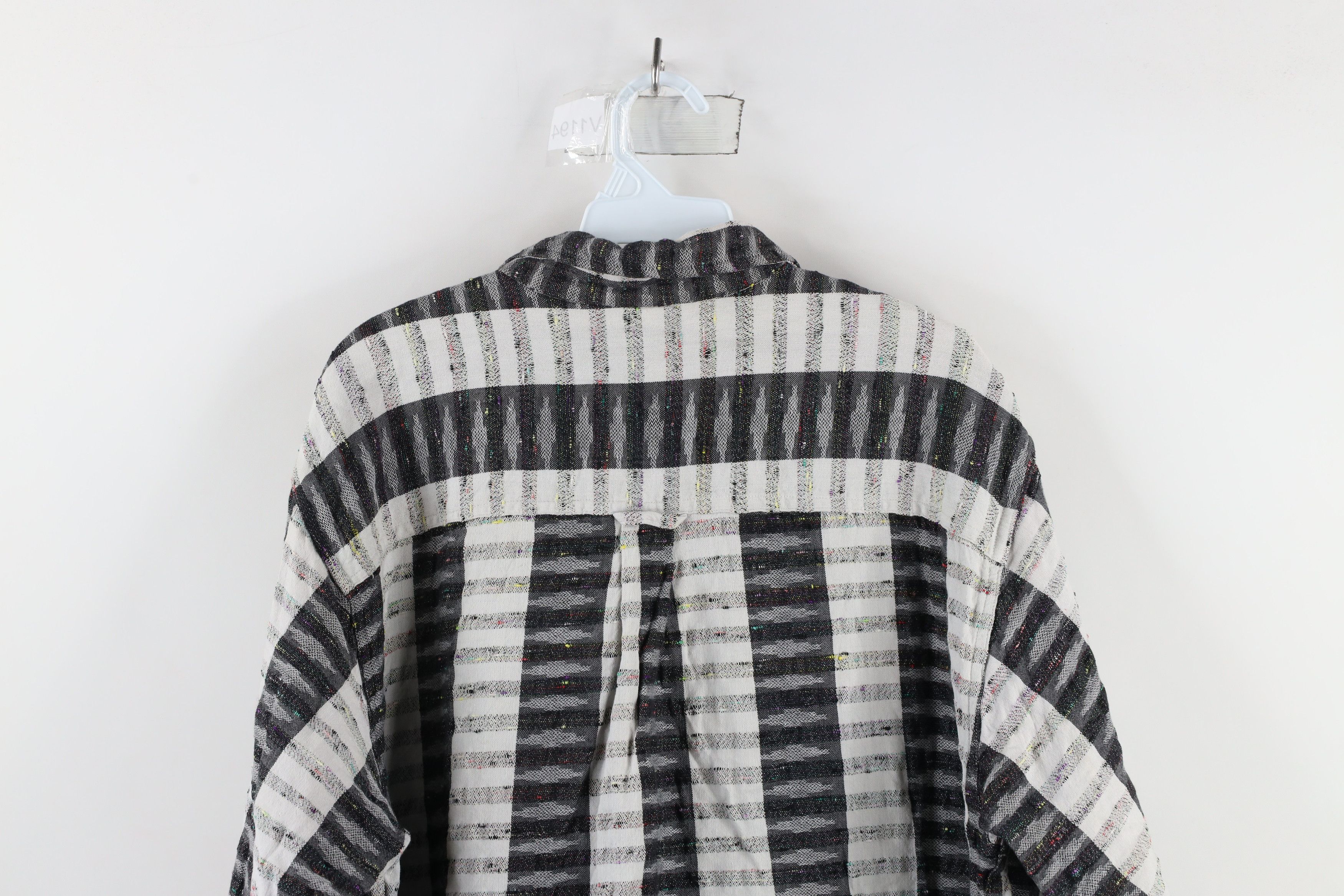 Vintage Vintage 90s Streetwear Rainbow Atomic Fleck Button Shirt Size US L / EU 52-54 / 3 - 10 Thumbnail