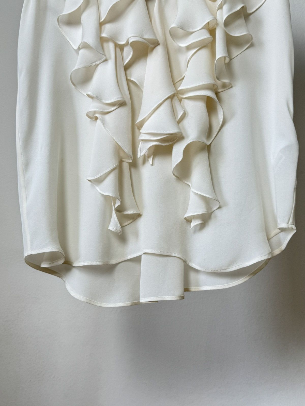 plein sud Plein Sud 2007s Archive Y2K Silk Ruffle Top Blouse Size M / US 6-8 / IT 42-44 - 7 Thumbnail