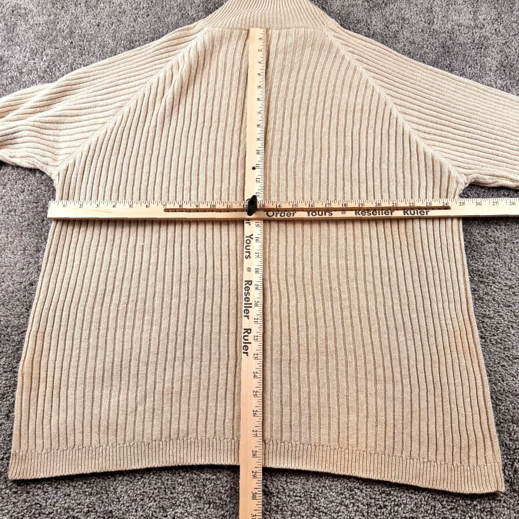 Nautica VINTAGE Nautica Sweater Mens 2XL Beige Full Zip Rib Knit Preppy Casual Shirt Pullover MENS Regular Long Sleeve Knit Polyester Solid Fashion Size US XXL / EU 58 / 5 - 4 Thumbnail