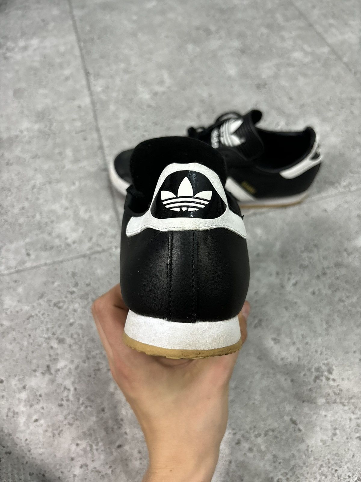 Adidas × Vintage Vintage 00s Adidas Samba Low Top Trainers Aestethic Leather Size US 11.5 / EU 44-45 - 3 Thumbnail