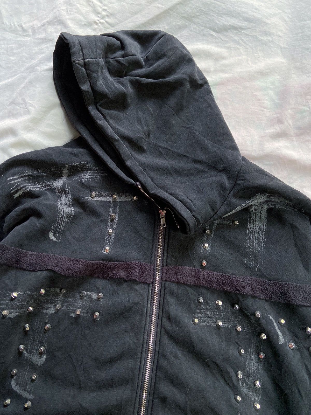 If Six Was Nine JAPANESE PUNK DISTRESSED UKNOWN BRAND PARKA STYLE ZIP HODDIE Size US XL / EU 56 / 4 - 10 Thumbnail