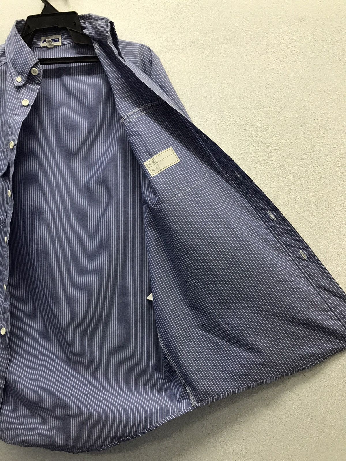 Pepsi × Vintage Vintage Pepsi Short Sleeve Shirt Button Up Size US XL / EU 56 / 4 - 10 Thumbnail