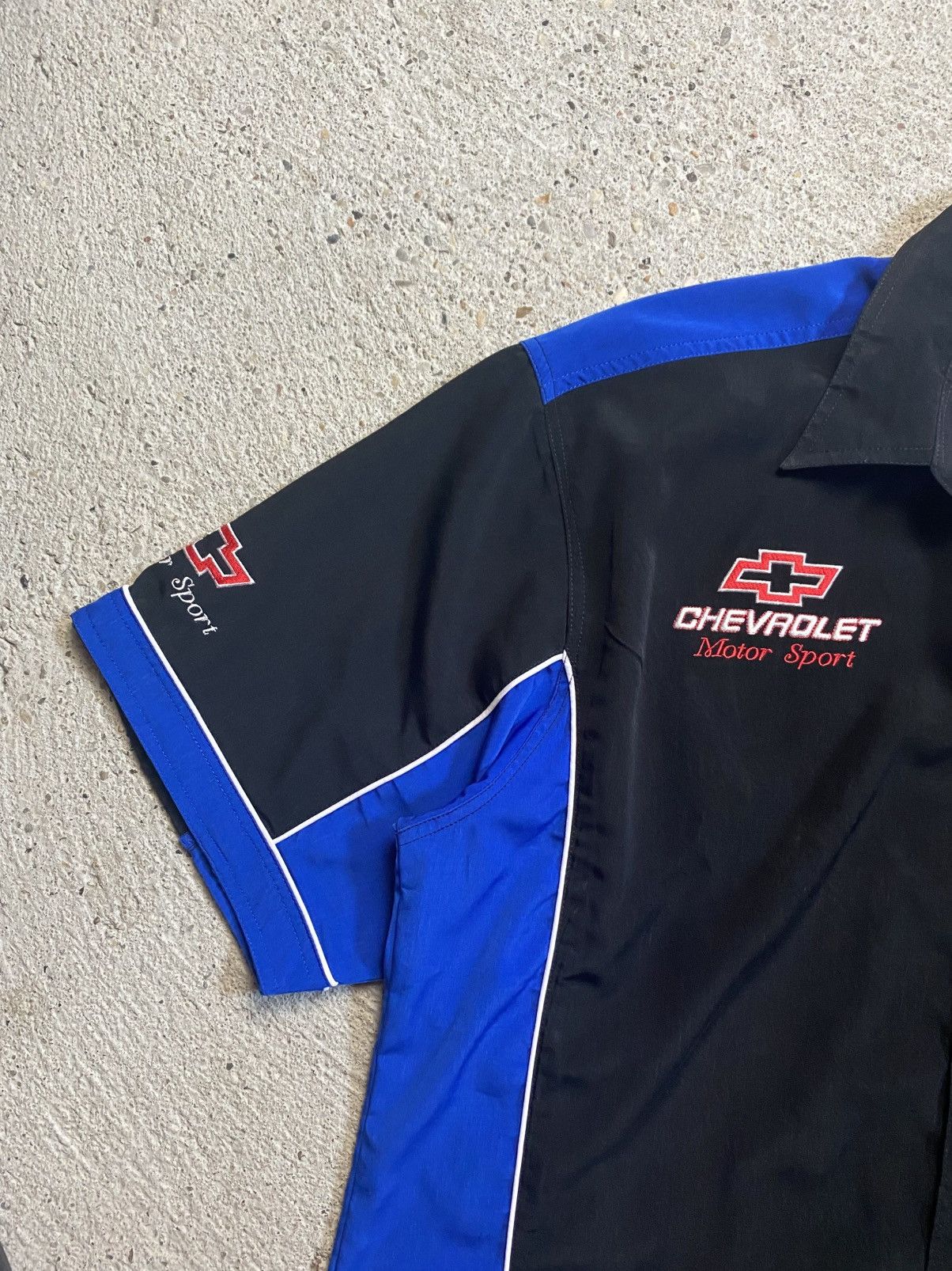 Vintage Chevrolet chevy racing button up shirt oversized vintage Size US XL / EU 56 / 4 - 4 Thumbnail