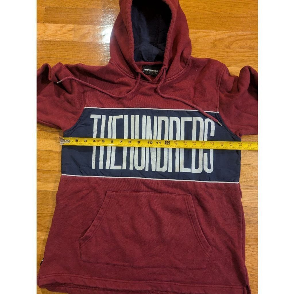 The Hundreds The Hundreds Hoodie Sweatshirt Size Medium Dark Red Size US M / EU 48-50 / 2 - 7 Thumbnail