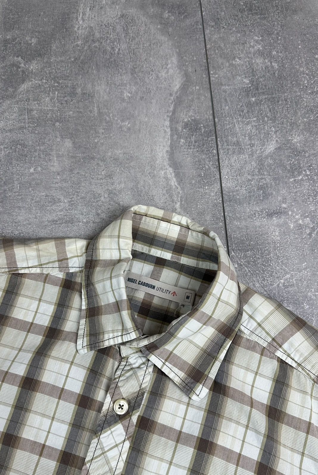 Nigel Cabourn Nigel Cabourn Utlity Shirts Checked Button Up Size US M / EU 48-50 / 2 - 6 Thumbnail