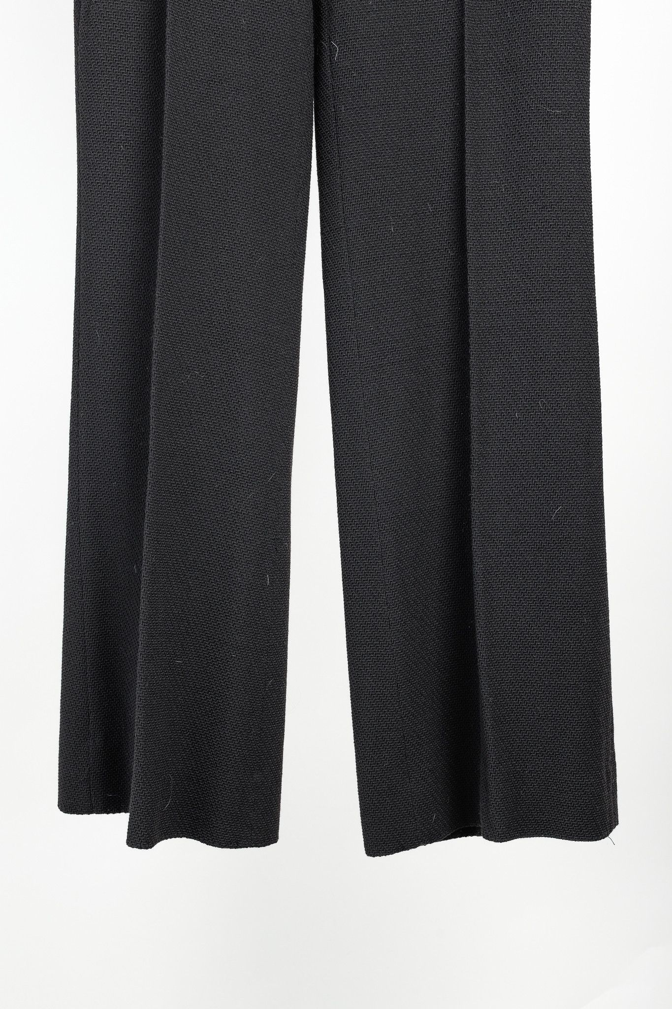 Emporio Armani Emporio Armani Black Wide-Leg Trousers Size 28" / US 6 / IT 42 - 5 Thumbnail