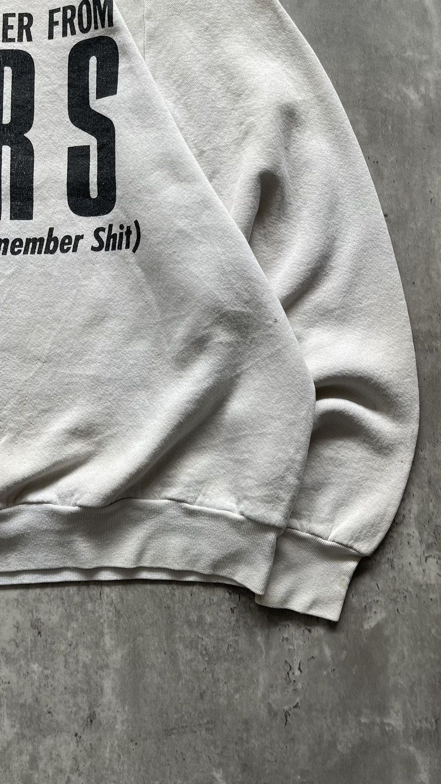 Russell Athletic × Vintage 1990S I SUFFER FROM "CRS" CAN'T REMEMBER SHIT SWEATSHIRT Size US L / EU 52-54 / 3 - 3 Thumbnail