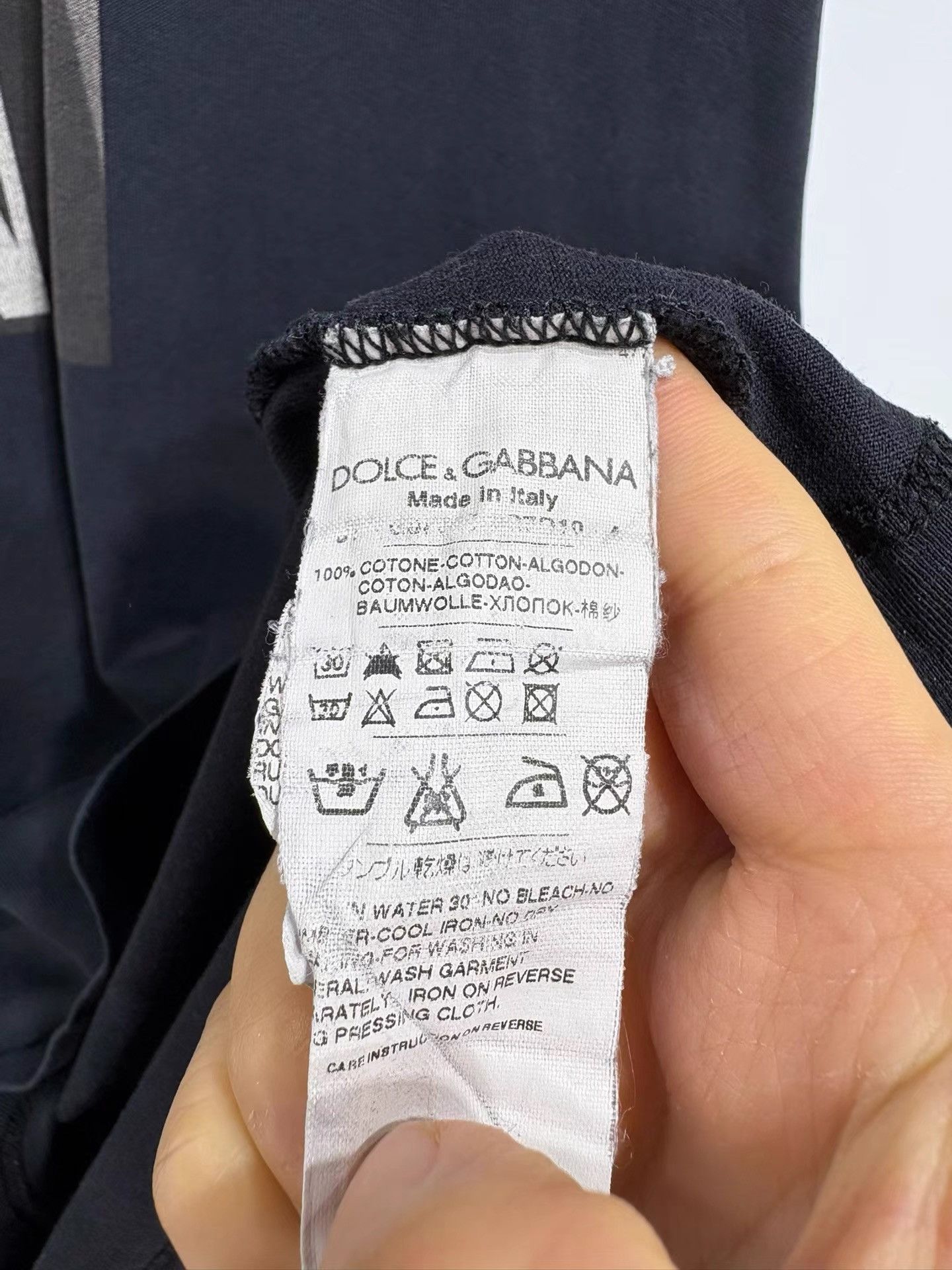 Dolce & Gabbana Dolce & Gabbana Men's Short Sleeve T-shirt K29 Size US M / EU 48-50 / 2 - 4 Thumbnail