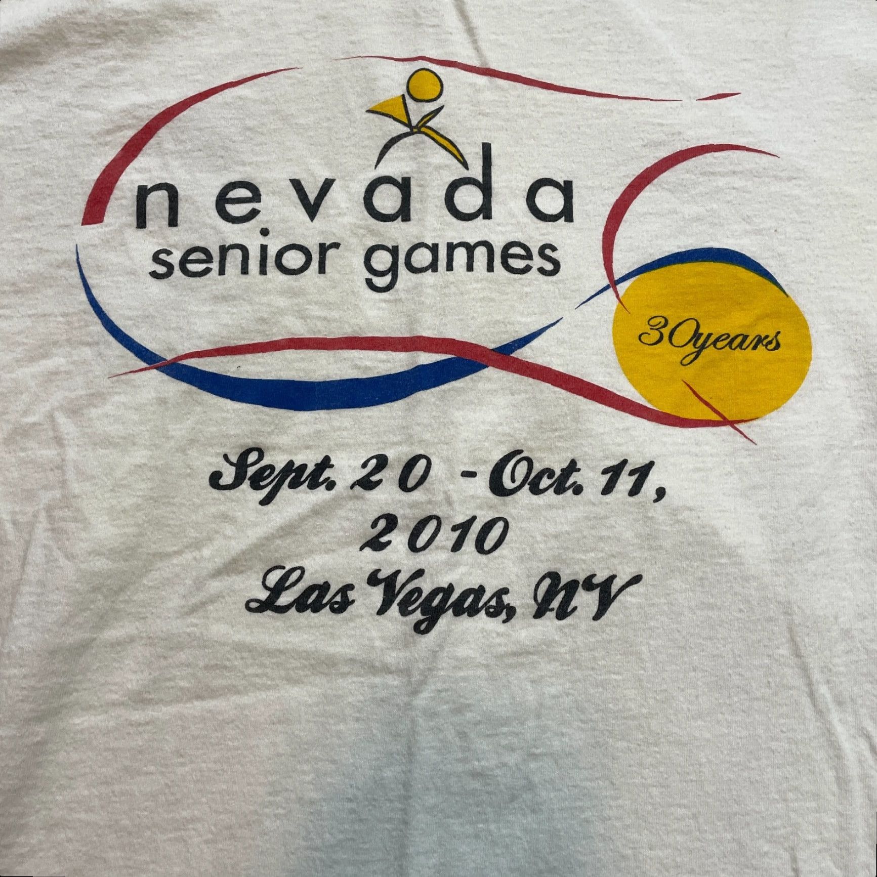 Vintage Unbranded Shirt Adult Small White Nevada Senior Games Graphic T Short Sleeve Top Size S / US 4 / IT 40 - 2 Thumbnail