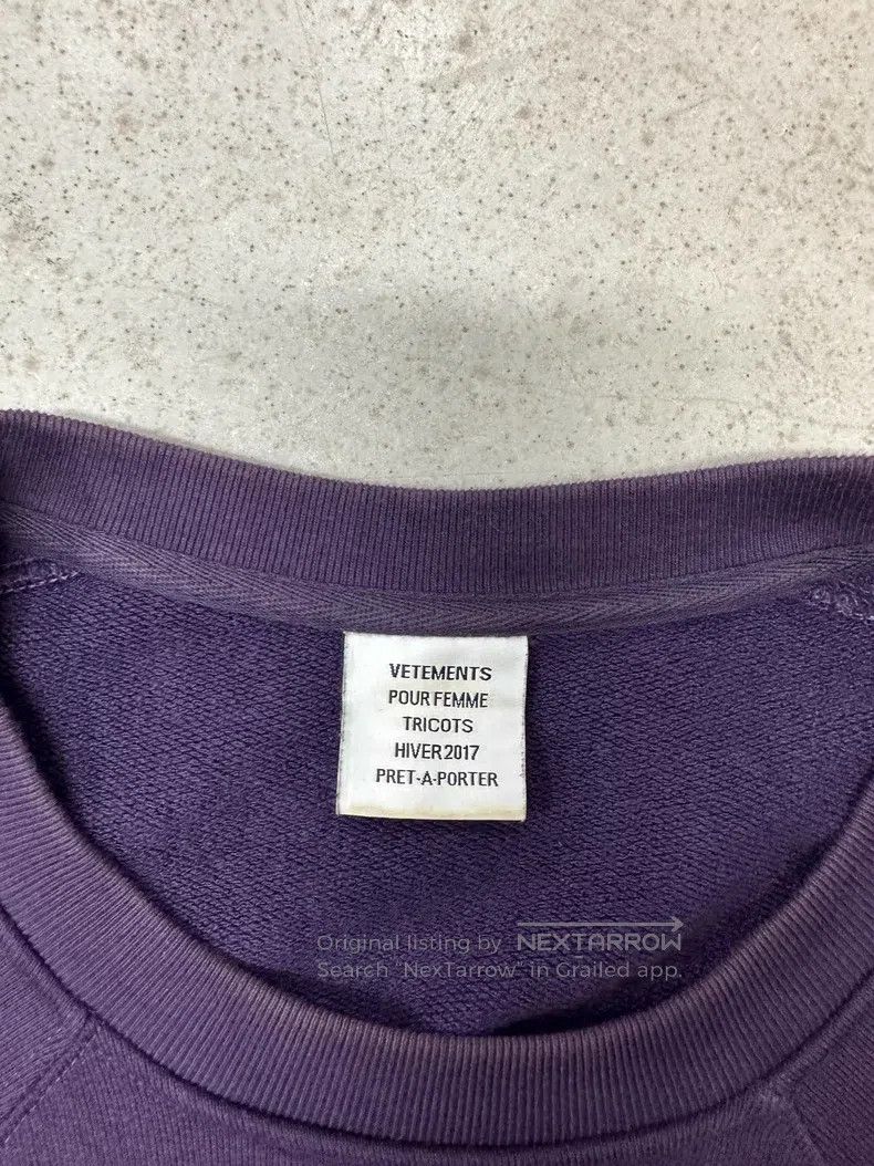 Vetements Vetements Forward Cut Purple Hoodie Size US L / EU 52-54 / 3 - 3 Thumbnail