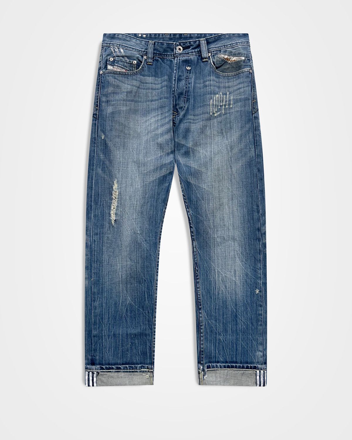 Adidas × Diesel Diesel x Adidas, SS08 Mid-Wash Adi-Viker Size US 32 / EU 48 - 1 Thumbnail