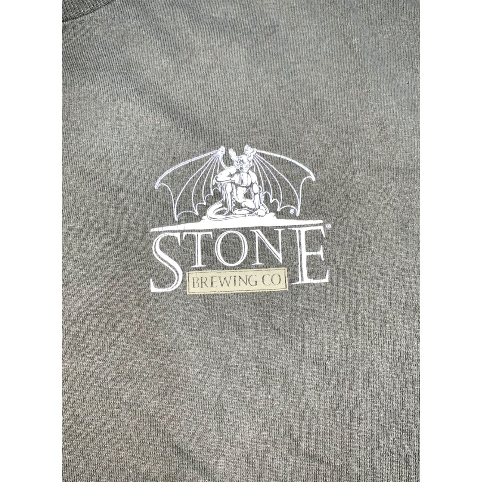 CO Stone Brewing Co Shirt Mens L Olive Green Logo Y2K Beer Brew 12545 Size US L / EU 52-54 / 3 - 4 Thumbnail