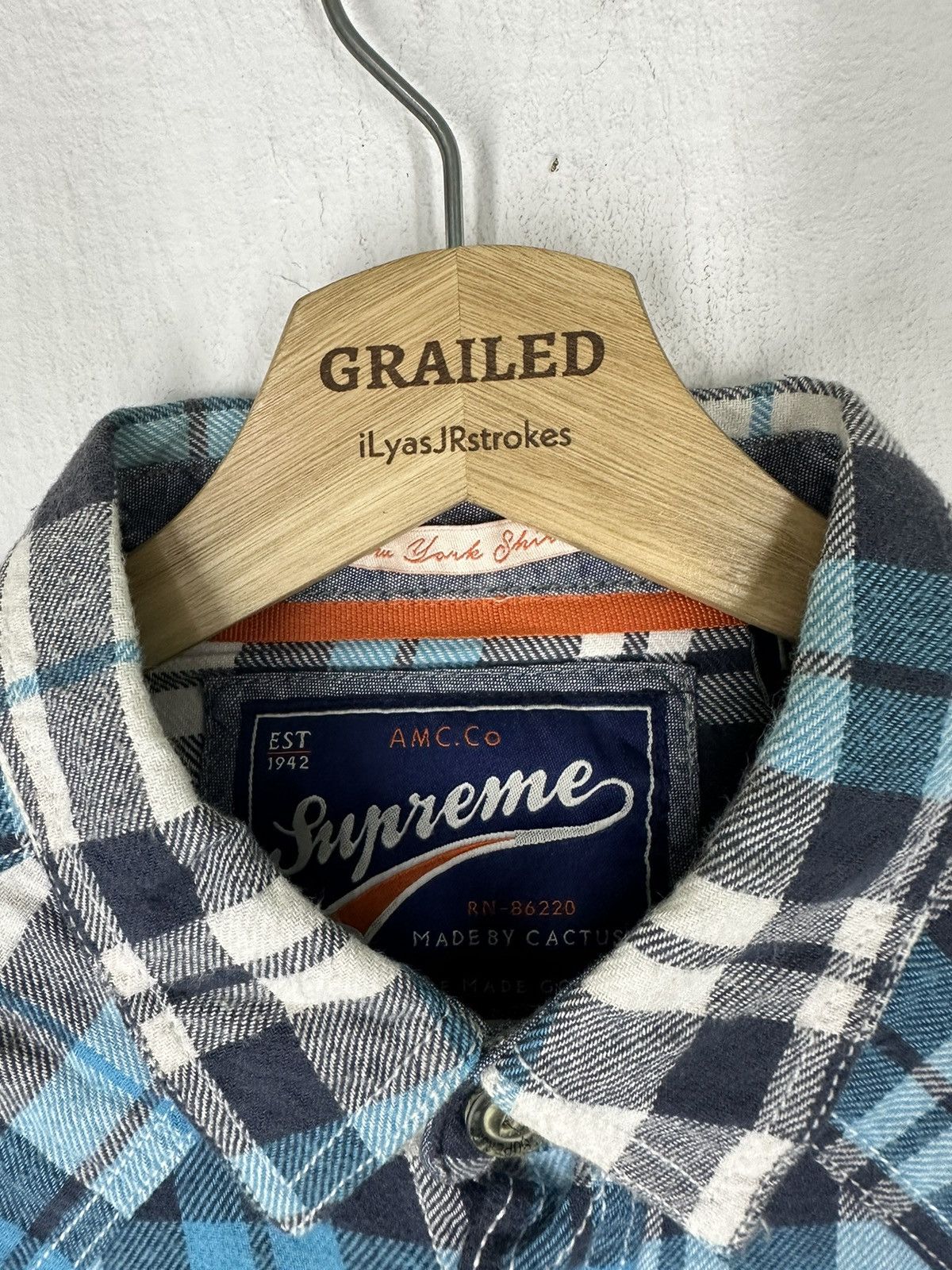 Flannel Supreme Flannel Long Sleeve Button Shirt Size US M / EU 48-50 / 2 - 12 Thumbnail