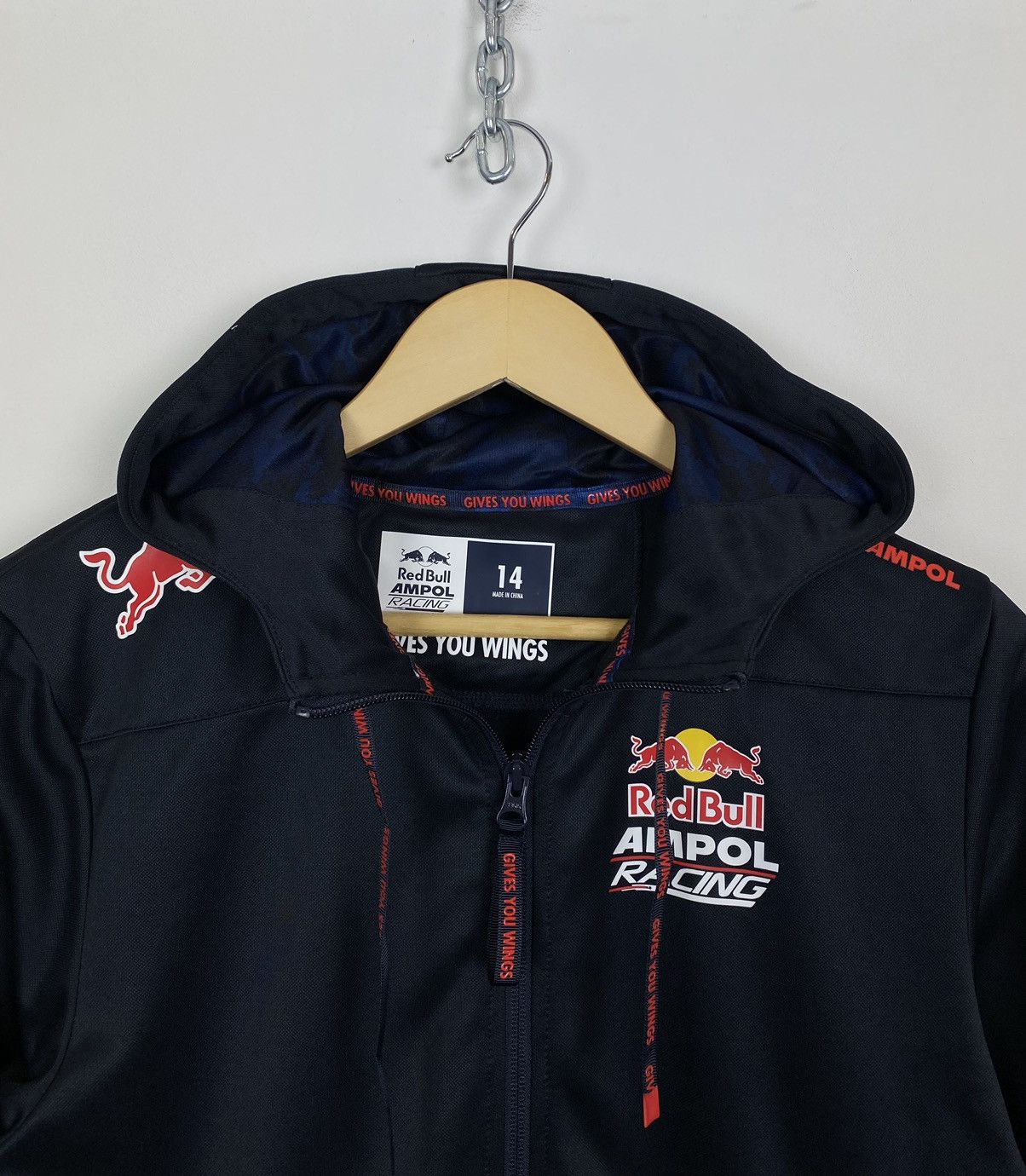Red Bull Red Bull Racing Team Full Zip Hoodie Jacket Multi-logo Blue Size XL / US 12-14 / IT 48-50 - 7 Thumbnail