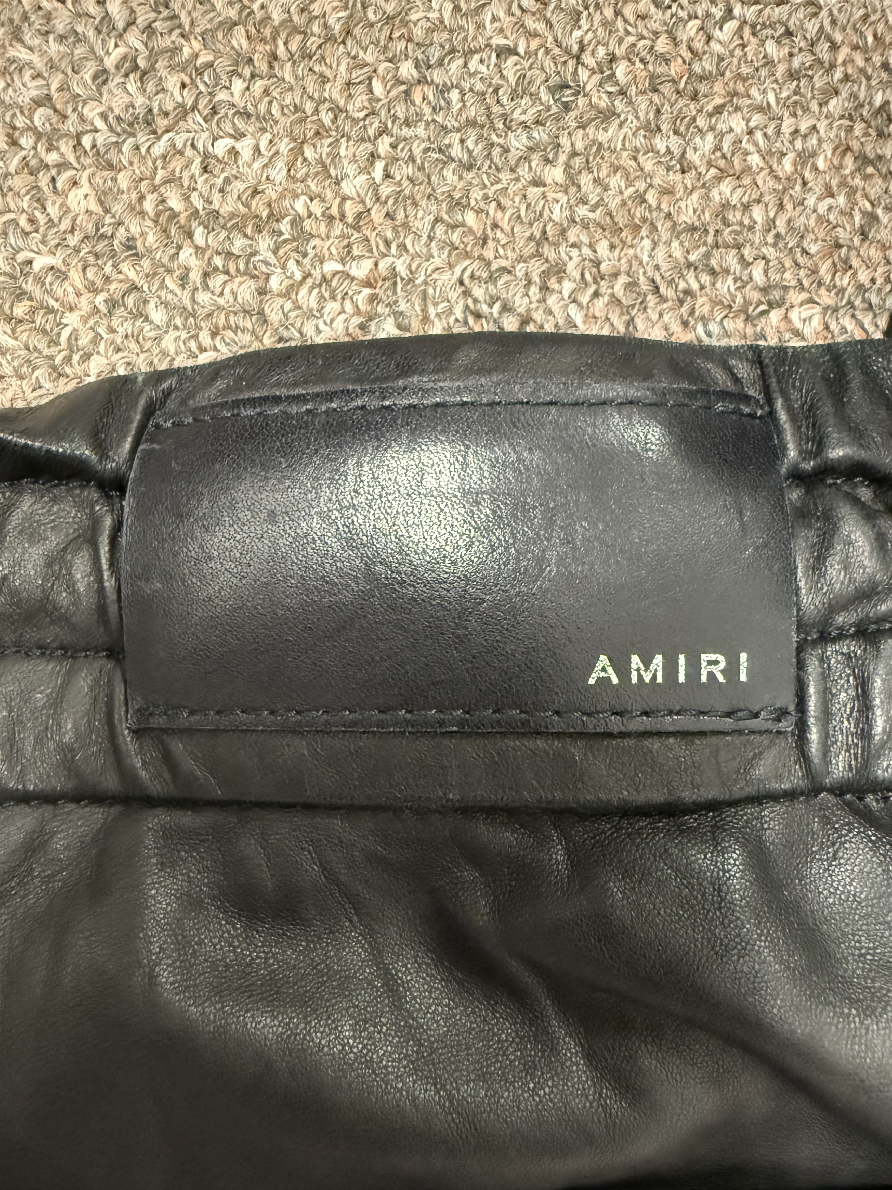 Amiri Amiri Leather Stripe Pants Size US 32 / EU 48 - 6 Thumbnail