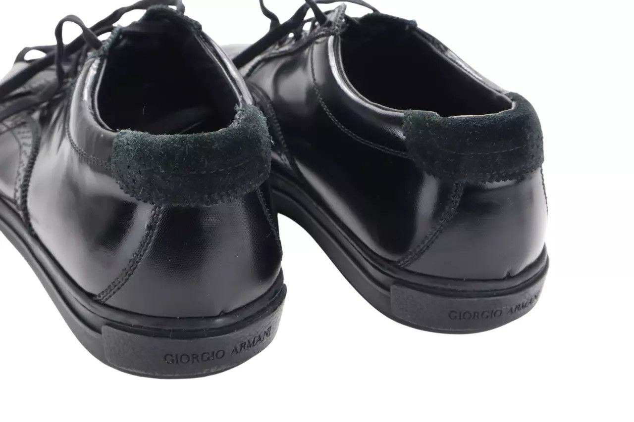 Giorgio Armani GIORGIO ARMANI Shoes Men's EU 43 Black Leather Almond Toe Size US 10 / EU 43 - 8 Thumbnail