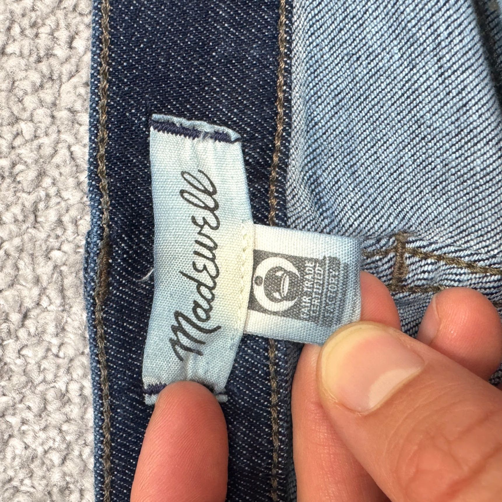 Madewell Madewell Denim Jeans Women 28 Blue Dark Wash Straight 28x28 Vintage No Size 28" / US 6 / IT 42 - 6 Thumbnail
