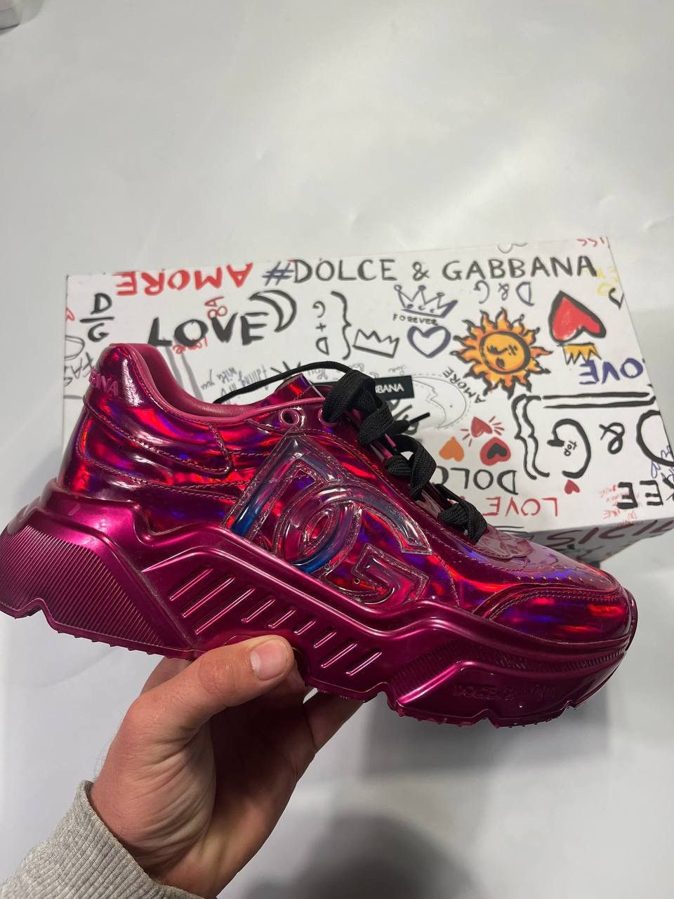 Dolce & Gabbana Dolce & Gabbana Daymaster Bassa shoes sneakers CL1791 AQ495 Size US 8.5 / IT 38.5 - 1 Thumbnail
